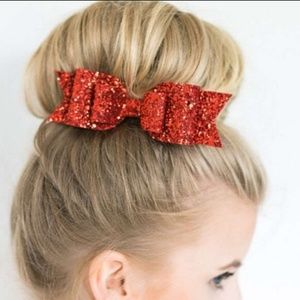 🔥LAST!🔥BOWS MAKE IT BETTER HAIR CLIP- RED!